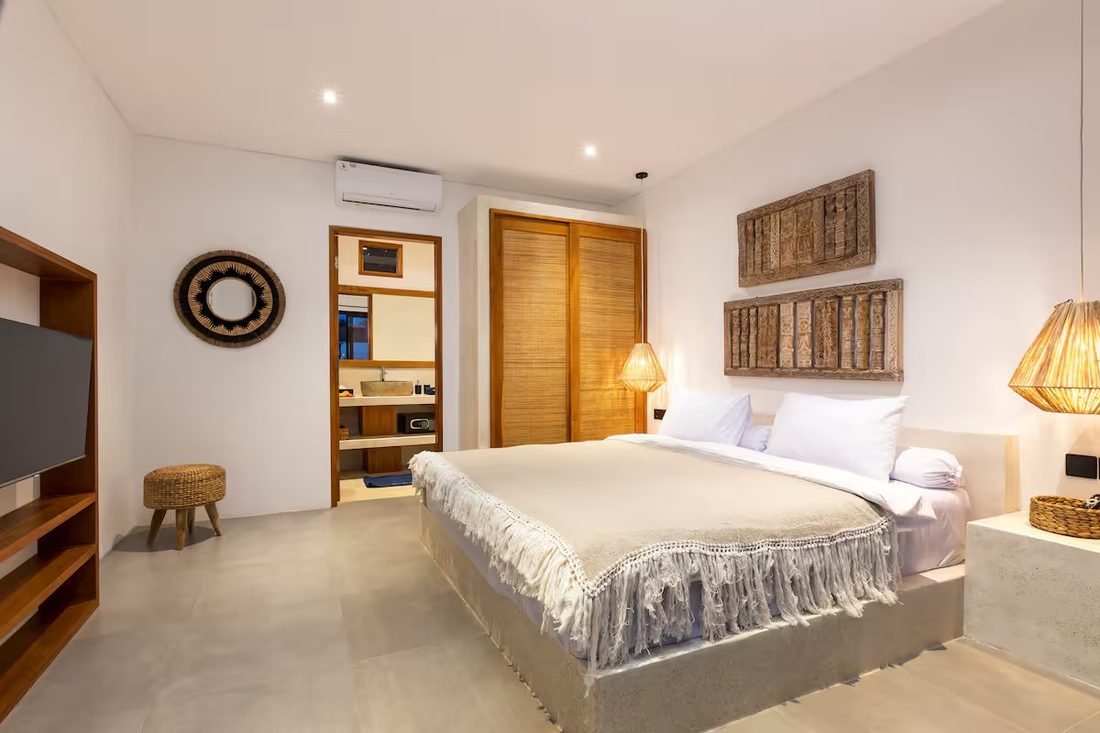 Bedroom of the delivered villa